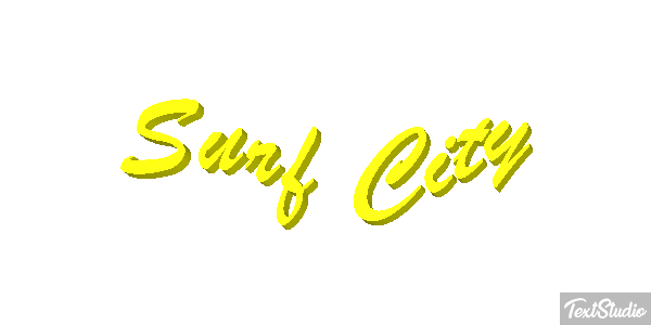Surf City Efekt tekstowy