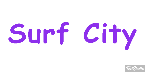 Surf City Efekt tekstowy
