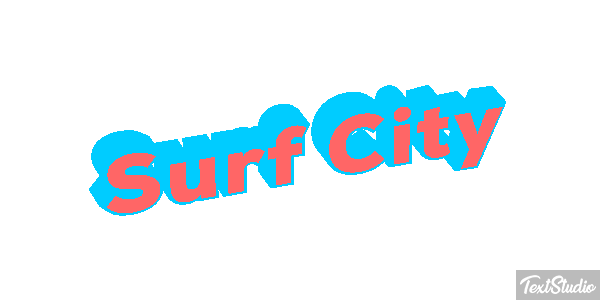 Surf City Efekt tekstowy