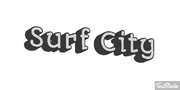 Surf City Efekt tekstowy
