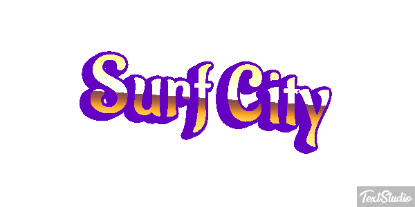 Surf City Efekt tekstowy