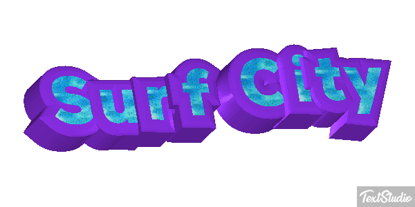Surf City Efekt tekstowy