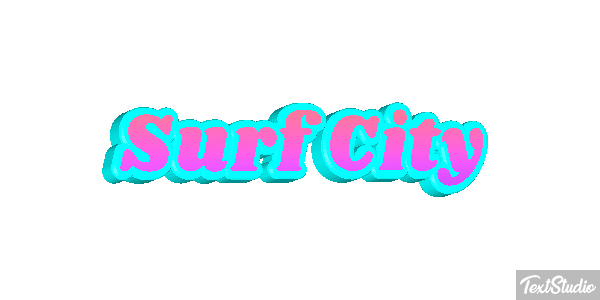 Surf City Efekt tekstowy