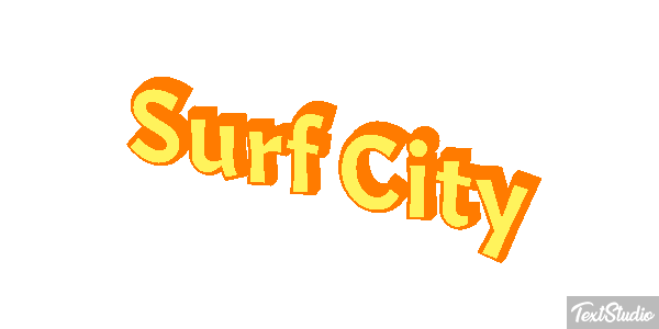 Surf City Efekt tekstowy