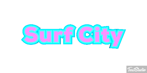 Surf City Efekt tekstowy