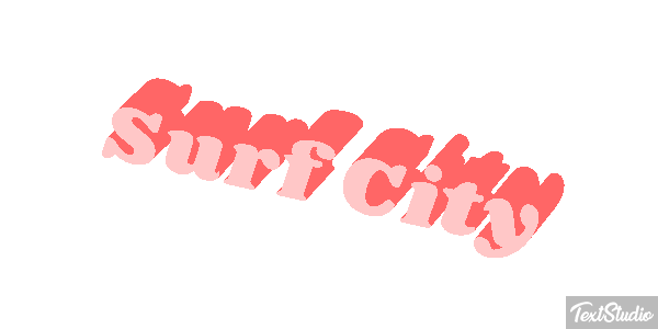 Surf City Efekt tekstowy