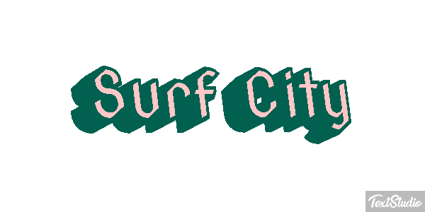 Surf City Efekt tekstowy