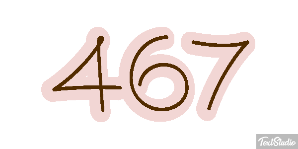 467 Effet de texte