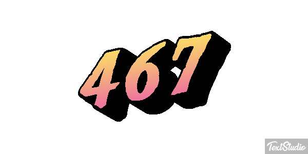467 Effet de texte