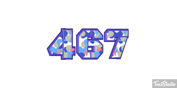 467 Effet de texte