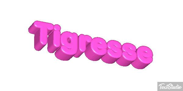 Tigresse Effet de texte