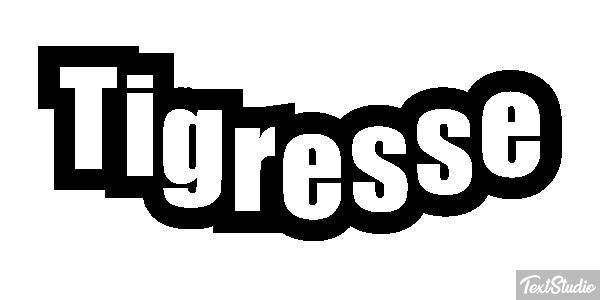 Tigresse Effet de texte