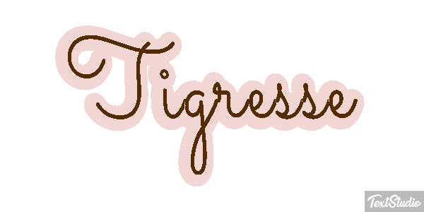 Tigresse Effet de texte
