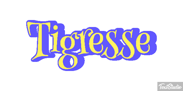 Tigresse Effet de texte