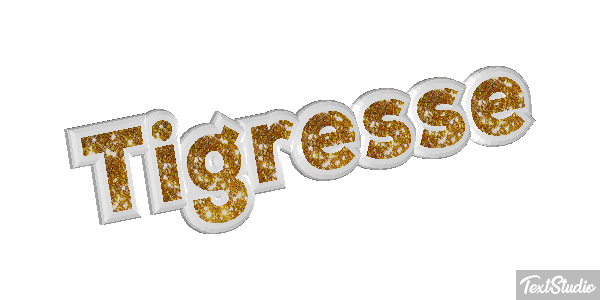 Tigresse Effet de texte