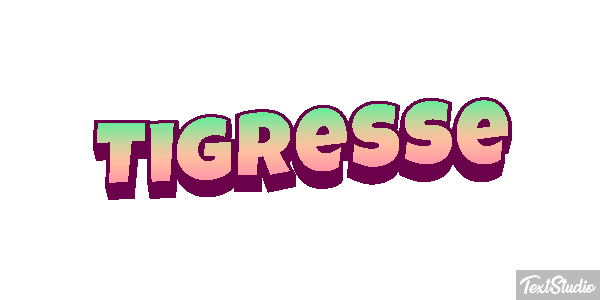 Tigresse Effet de texte
