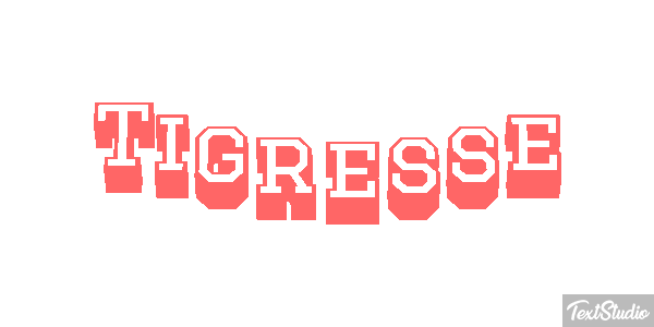 Tigresse Effet de texte