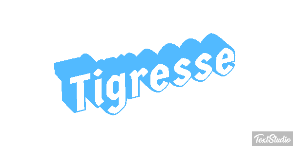 Tigresse Effet de texte
