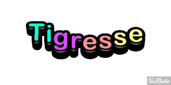 Tigresse Effet de texte