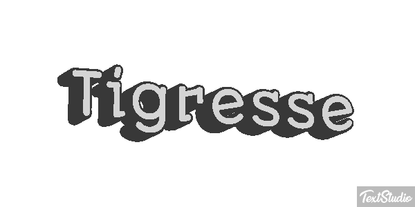 Tigresse Effet de texte