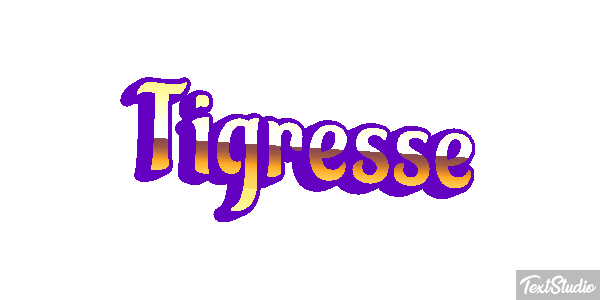 Tigresse Effet de texte
