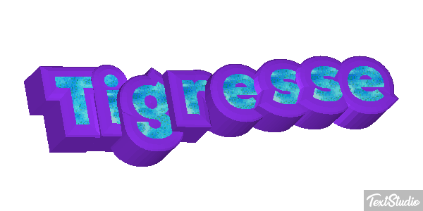 Tigresse Effet de texte