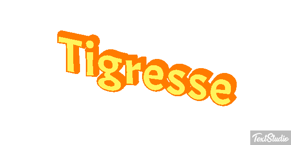 Tigresse Effet de texte
