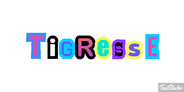 Tigresse Effet de texte