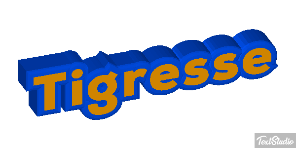 Tigresse Effet de texte