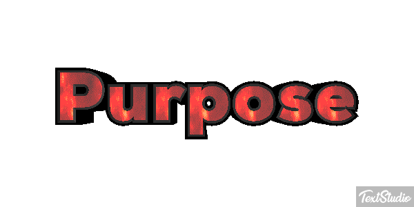 Purpose Текстовый эффект