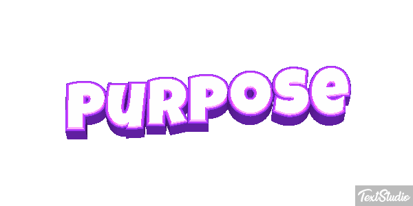 Purpose Текстовый эффект