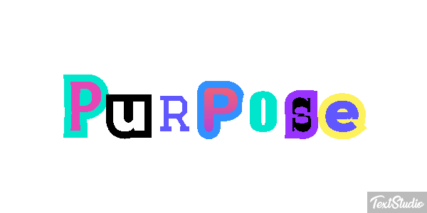Purpose Текстовый эффект