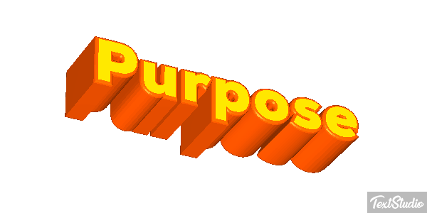 Purpose Текстовый эффект