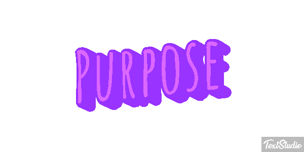 Purpose Текстовый эффект