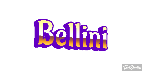 Bellini Text effect