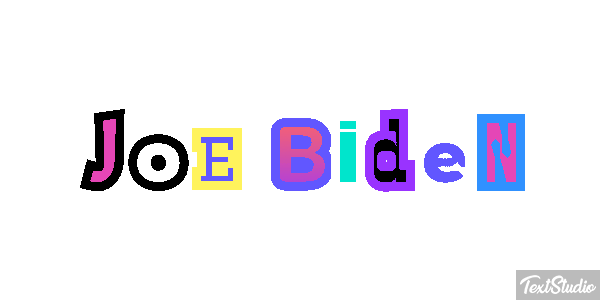 Joe Biden Effetto testo