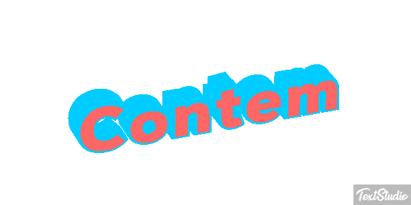 Contêm Efeito do texto