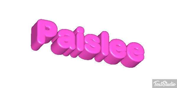 Paislee Efekt tekstowy