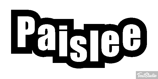 Paislee Efekt tekstowy