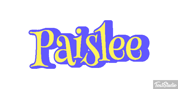 Paislee Efekt tekstowy