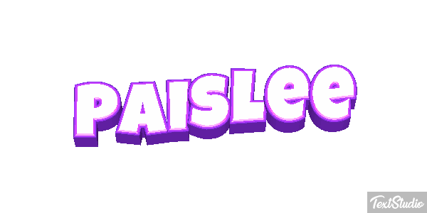 Paislee Efekt tekstowy