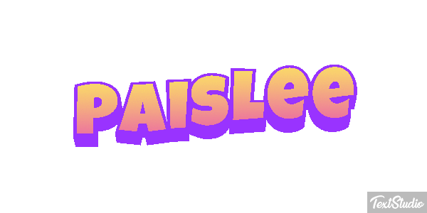 Paislee Efekt tekstowy