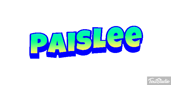 Paislee Efekt tekstowy