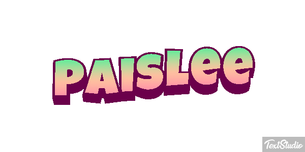 Paislee Efekt tekstowy