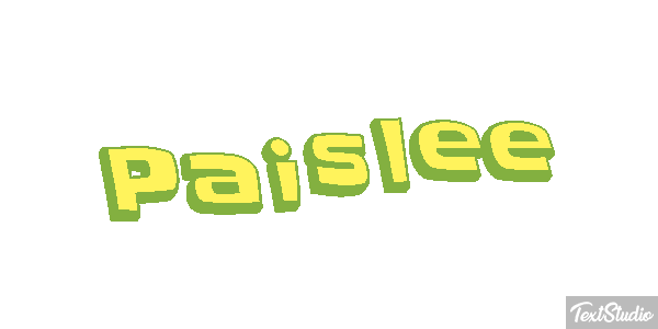 Paislee Efekt tekstowy