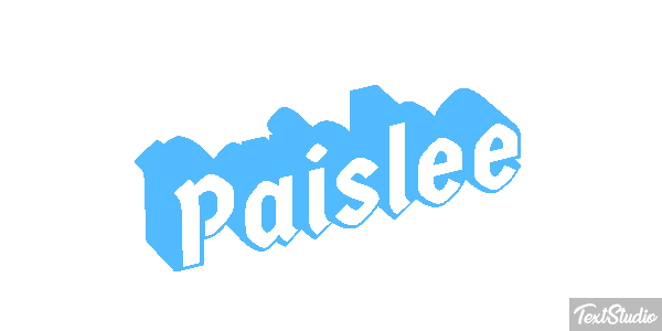 Paislee Efekt tekstowy