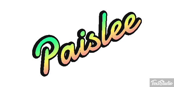 Paislee Efekt tekstowy