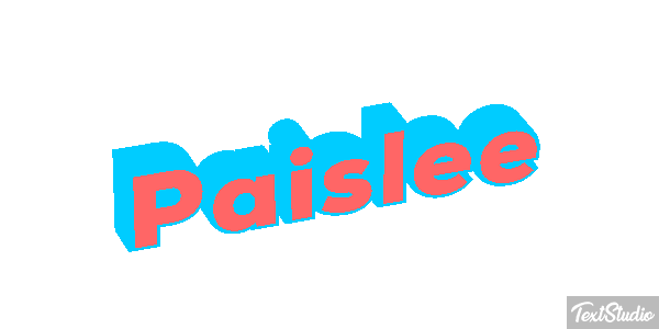 Paislee Efekt tekstowy