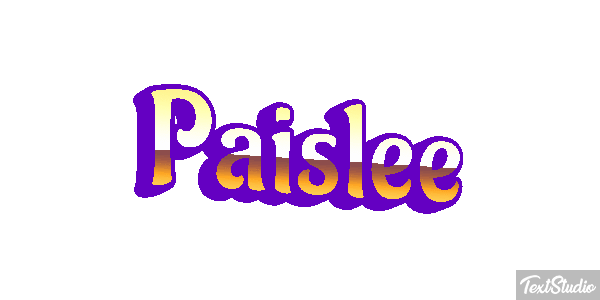 Paislee Efekt tekstowy