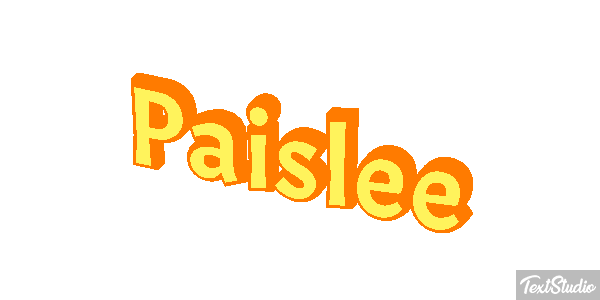 Paislee Efekt tekstowy